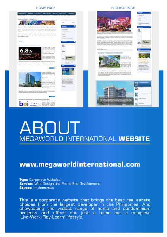 Megaworld Website