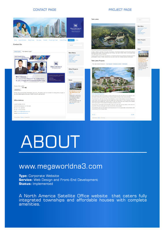 Megaworld North America Website