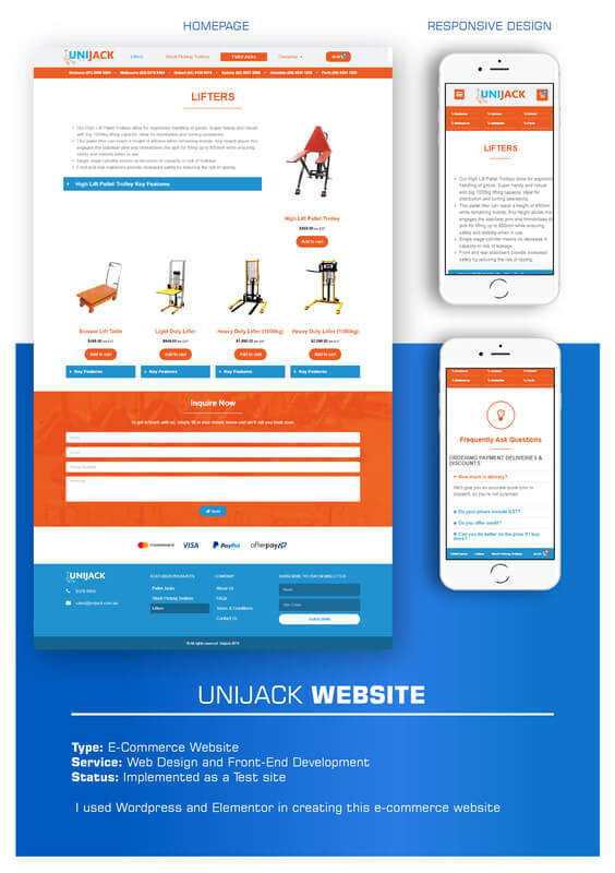 Unijack UI/UX Design